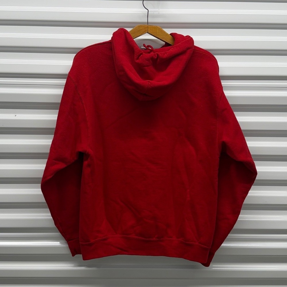 Vintage 00s Northern Illinois University College Red Mens Large Hoodie - Picture 4 of 4